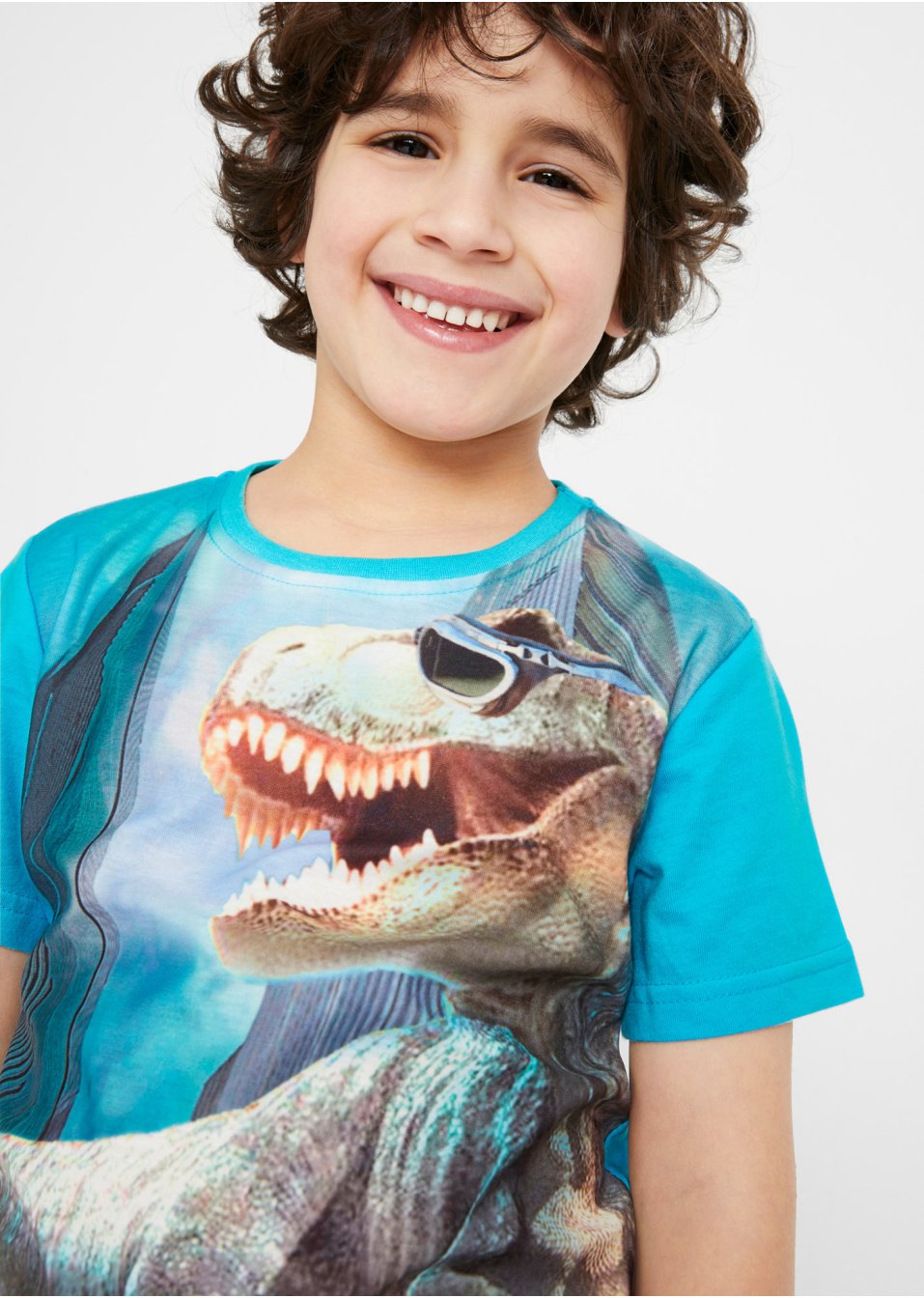 T-shirt à imprimé dino