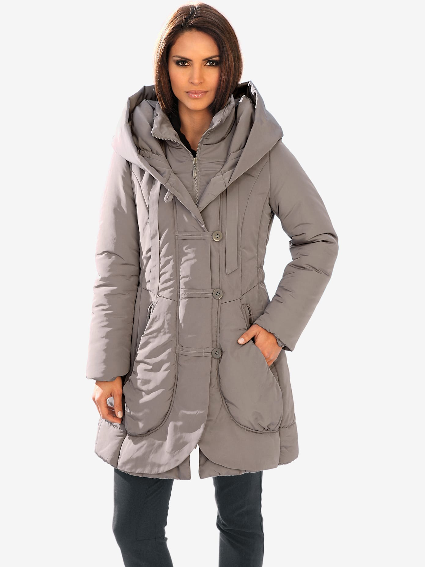 Parka veste d'extérieur facile à associer