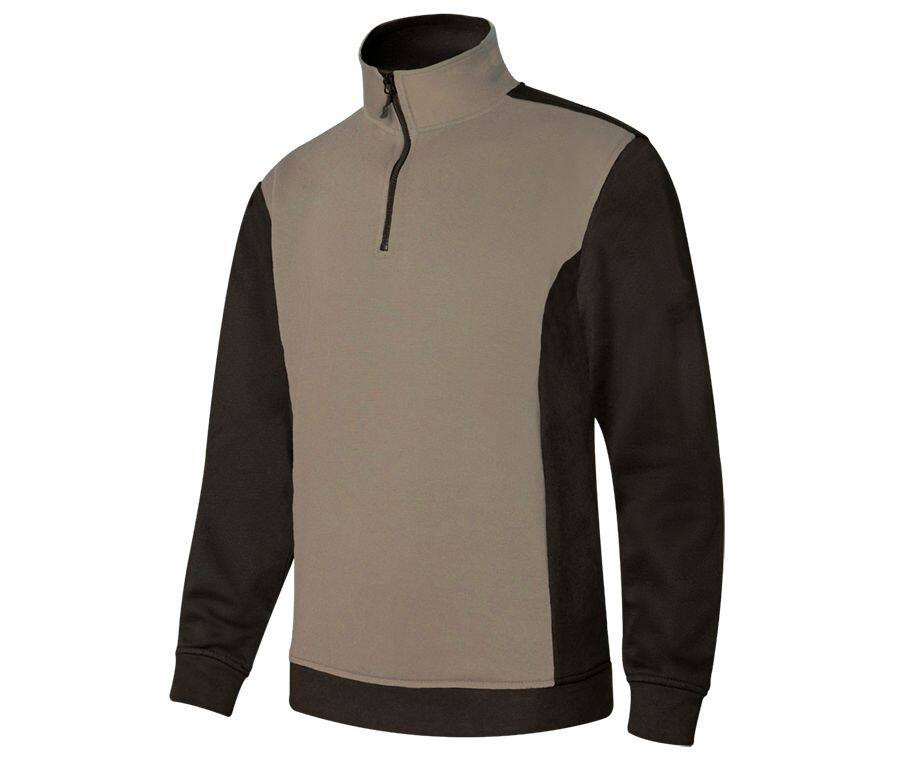 VELILLA V5703 - Sweat bicolore col zippé