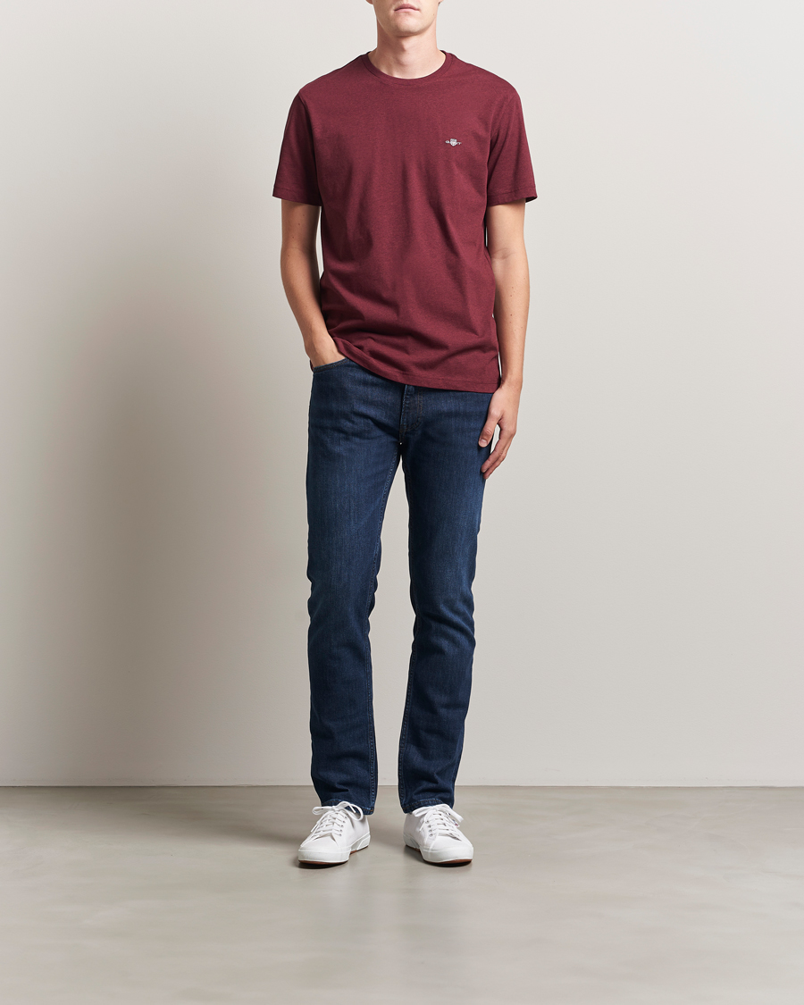 GANT The Original T-Shirt Bordeaux Melange