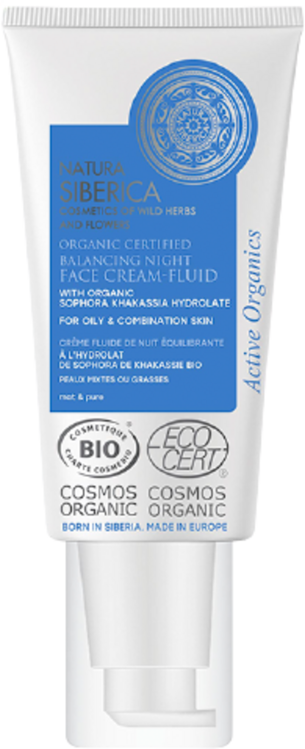 Natura Siberica  Balancing Night Face Cream-Fluid, 50 ml
