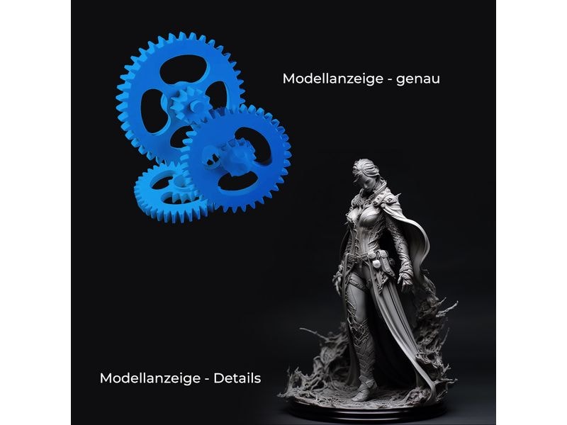 Creality Resin LCD 8K, 1000g, Dunkelgrau UV Resin für DLP / SLA 3D Drucker