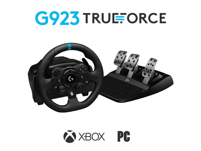 Logitech® | G923 - Rat og pedalsæt - kabling - for PC, Microsoft Xbox One
