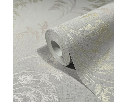 Vliesbehang 82343 Jackie Grasses grijsbeige