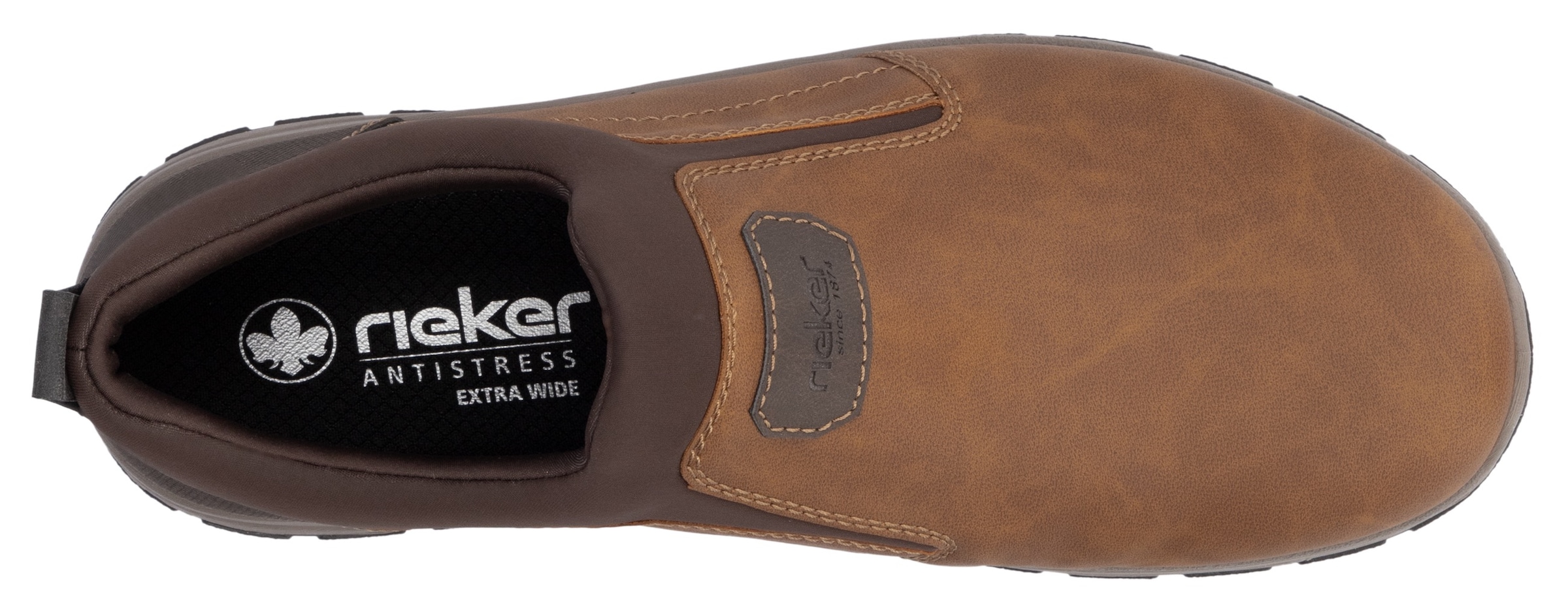 Rieker Slipper  , Schlupfschuh, Halbschuh, Freizeitschuh mit gepolstertem Schaftrand