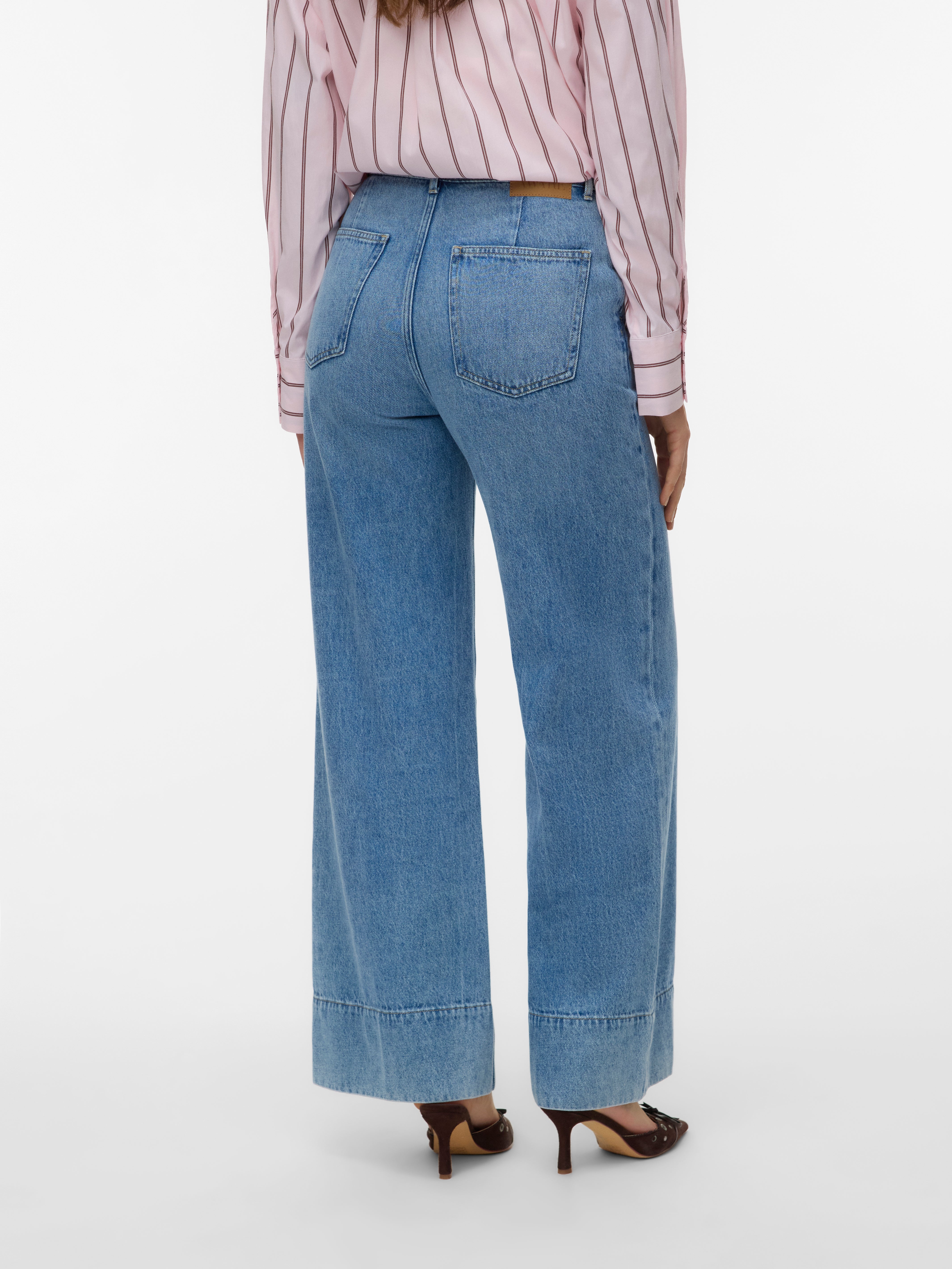 AWELANI High rise Wide leg fit Jeans