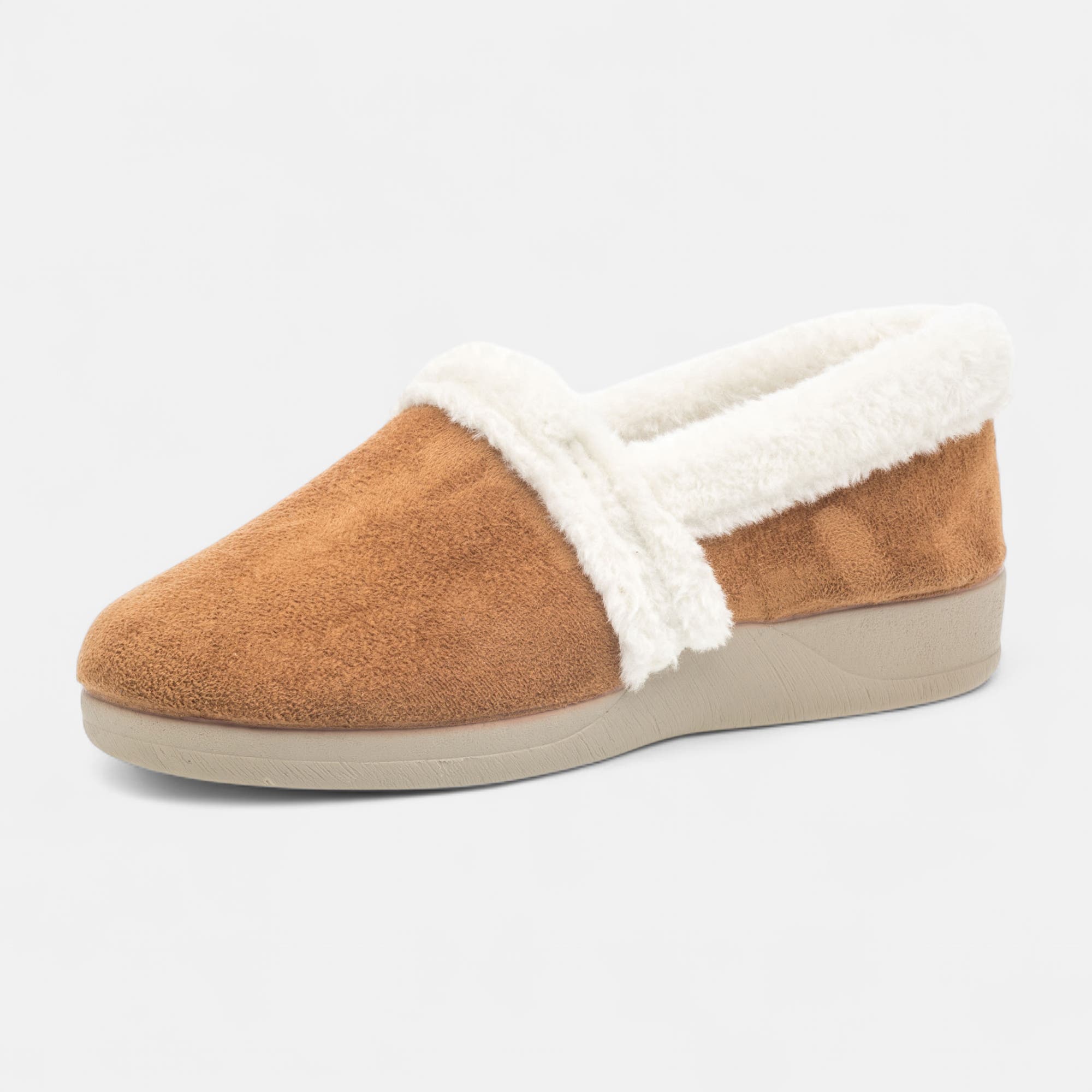 Chaussons ballerines Femme camel