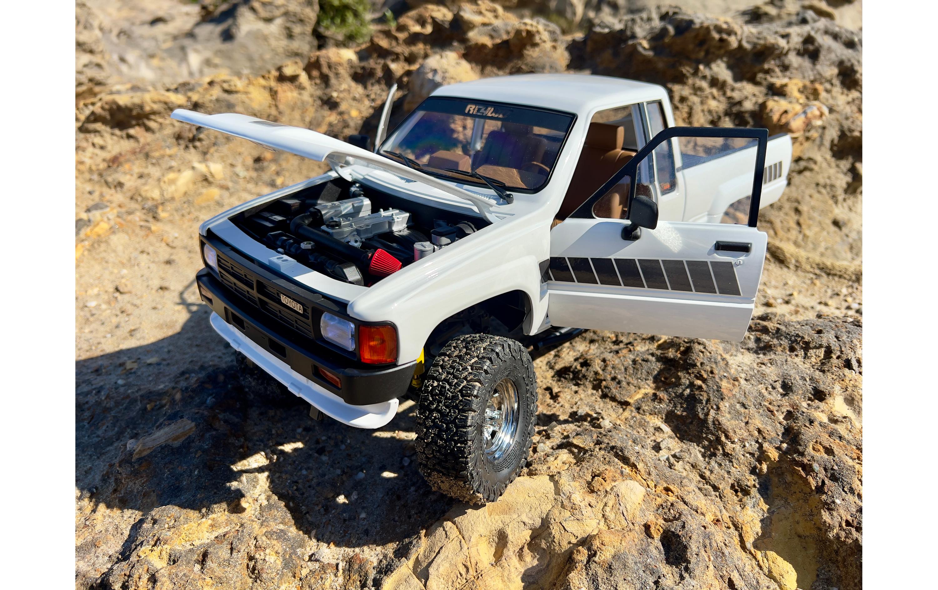 Scale Crawler Trail Finder 2 LWB Toyota XtraCab RTR 1:10<br>Scale Pick-Up mit lizenzierter 1987 Toyota XtraCab hardbody Karosserie