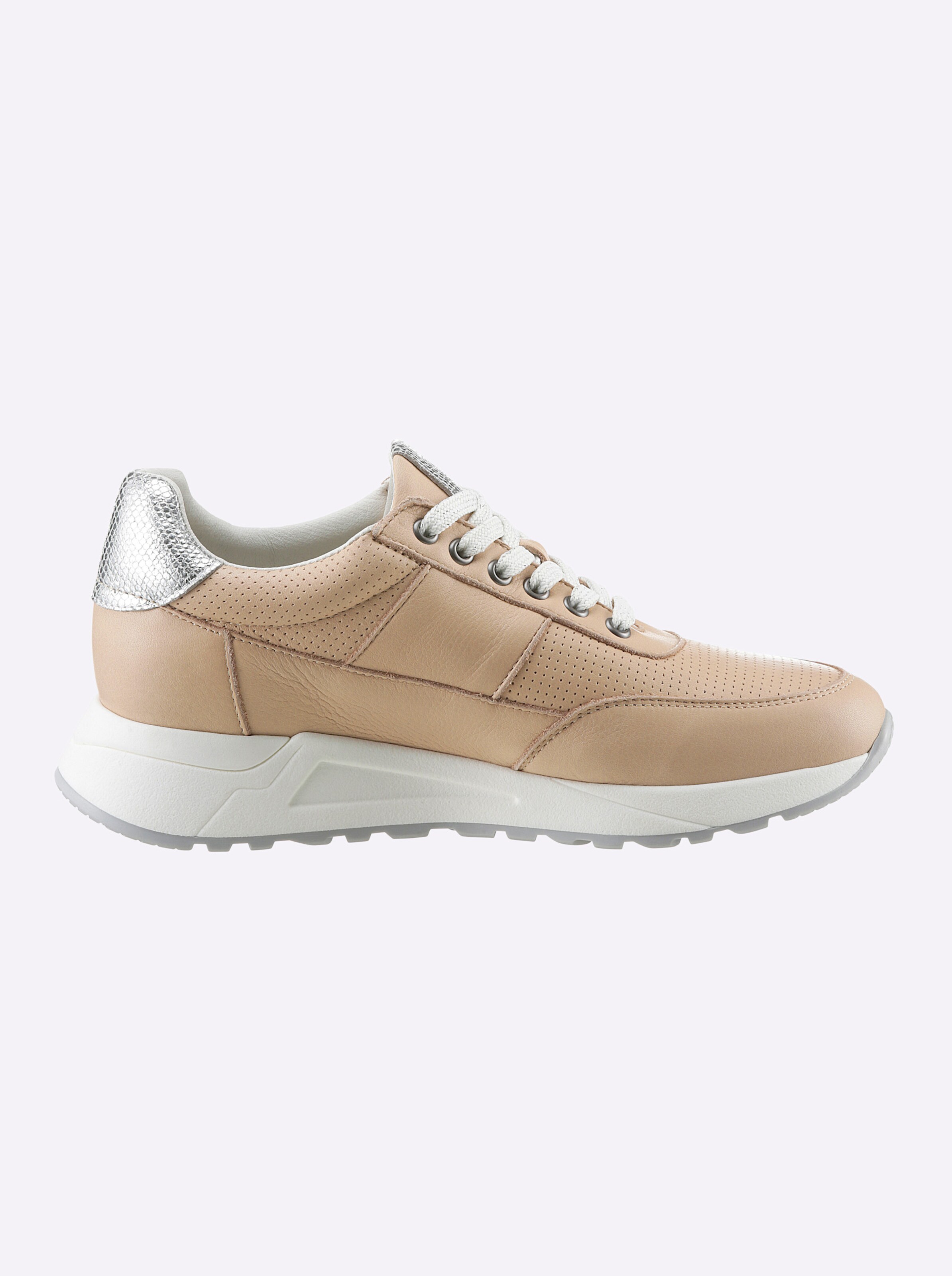 heine Sneaker in nude-silberfarben