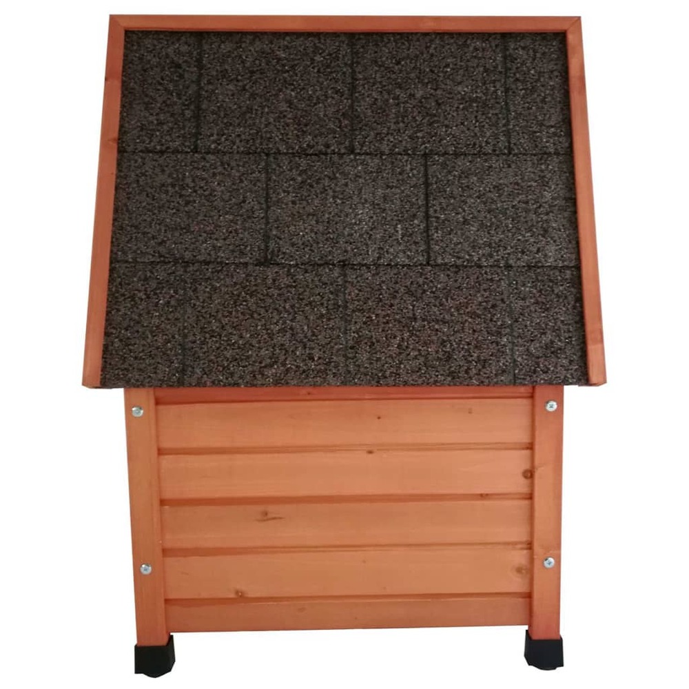@pet maison d'extérieur pour chats 57x45x43 cm bois marron