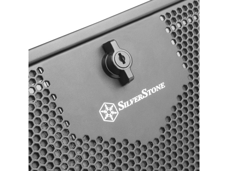 SilverStone Gehäuse RM42-502 4U Rackmount-Servergehäuse mit Flüssigkeitskühlungskompatibilität