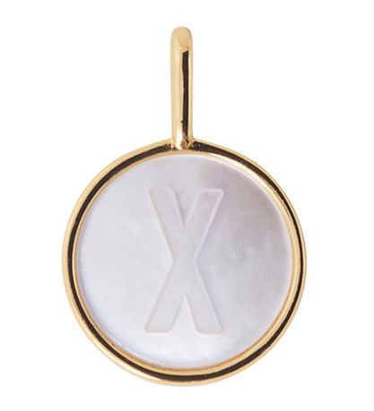 Design Letters Vedh?ng Til Halsk?de - X - Pearl Gold