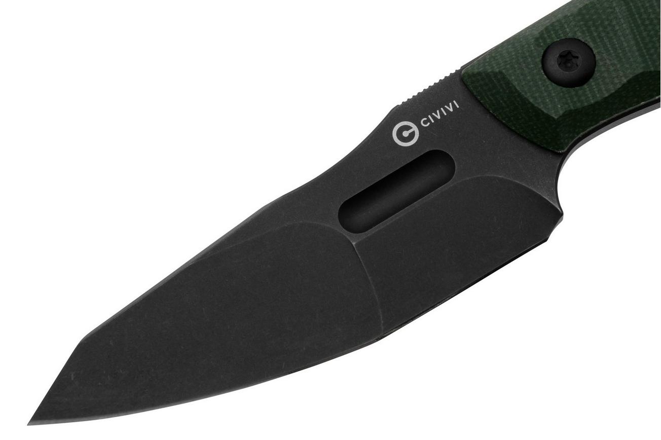 CIVIVI Propugnator C23002-2 Green Canvas Micarta, vaststaand mes
