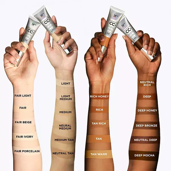 IT Cosmetics Your Skin But Better CC+ Base Corretiva em Creme FPS 50+ Rich Honey 32ml
