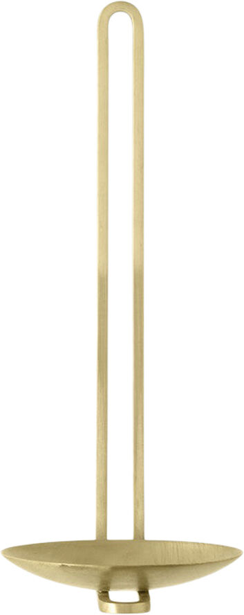 Audo Copenhagen Clip Candle Holder H34, Wall, Brass
