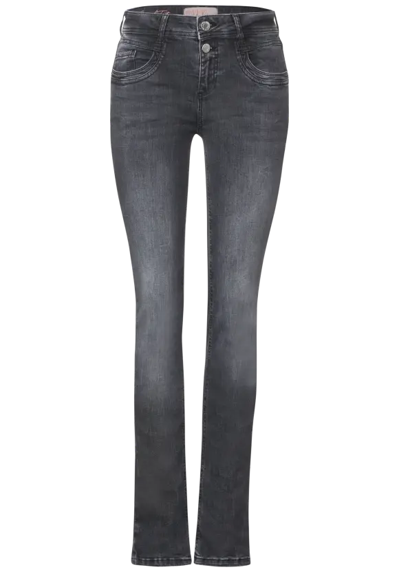 Graue Casual Fit Jeans - authentic grey wash