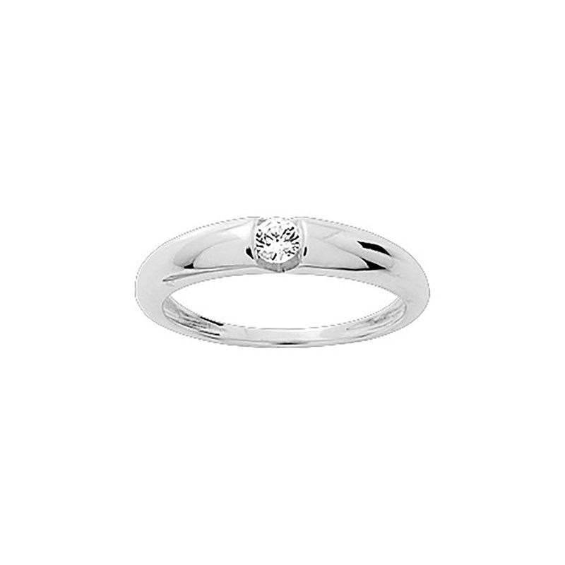 Bague Femme - Oxyde de zirconium - Or 18 Carats