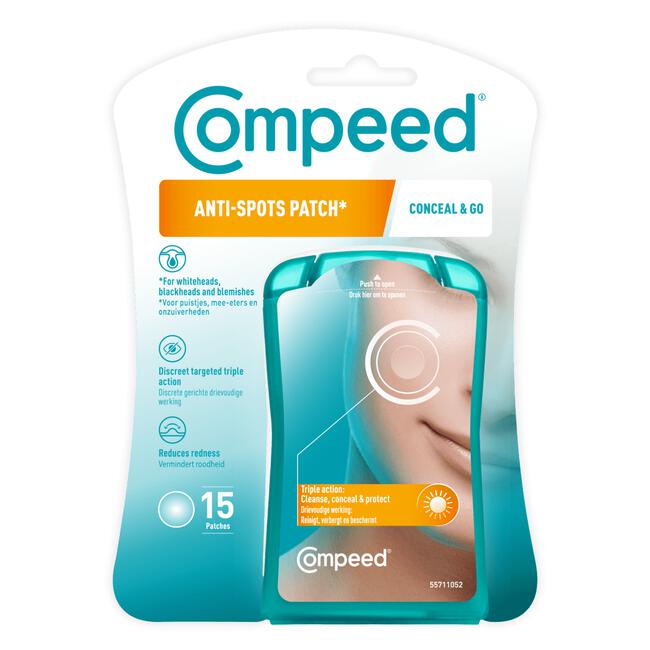 Compeed Anti-Spots Conceal & Go patches 15 stuks