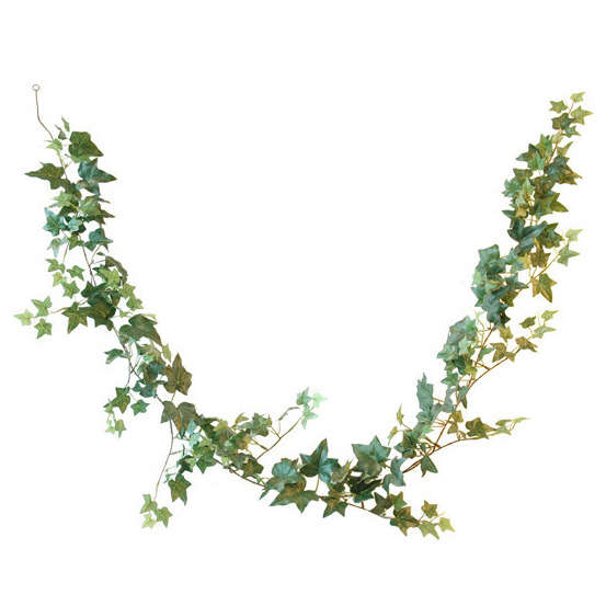 Guirlande de lierre artificiel, vert L. 180 cm