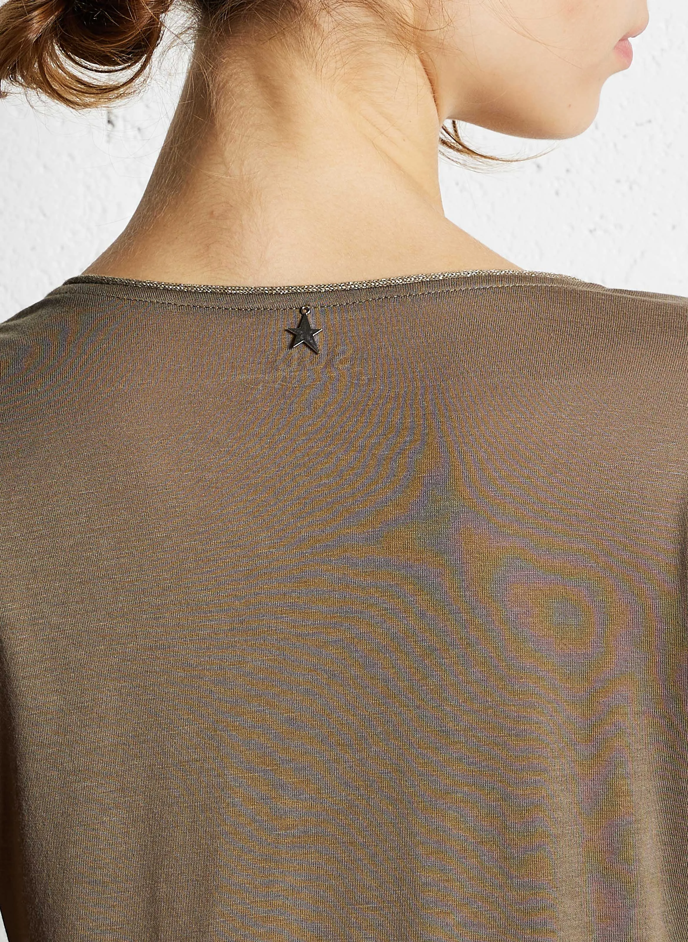 TASSIANE - Tee-shirt droit manches 3/4 | Vert