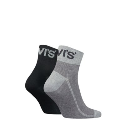 Chaussettes homme Mid Cut Optical Illusion 2P LEVIS