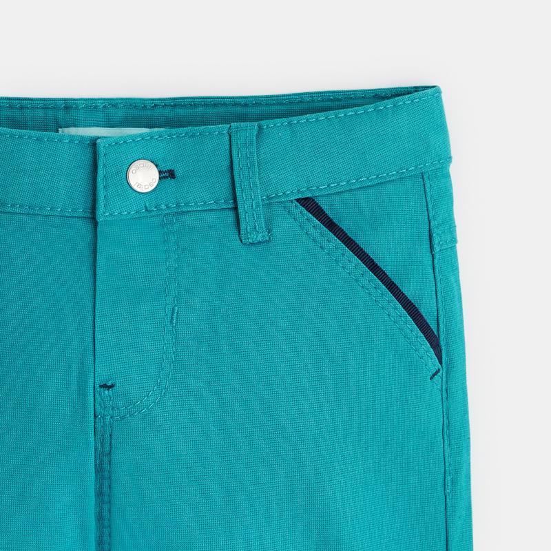 Short en toile bleu bébé garçon Bleu
