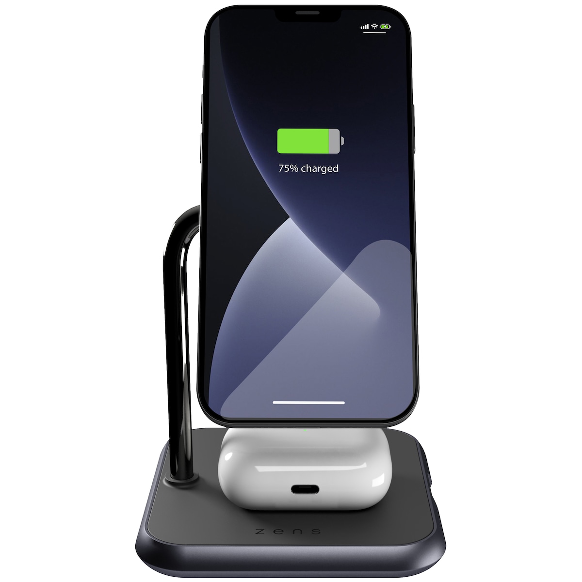 Zens Aluminum 3-i-1 trådløs lader