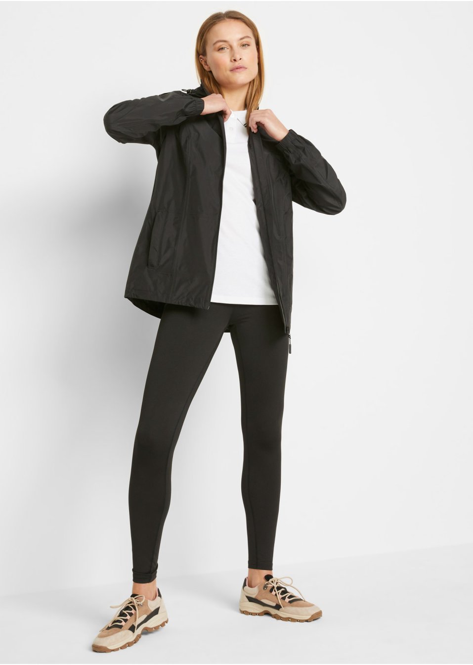 Veste imperméable avec pochon de rangement