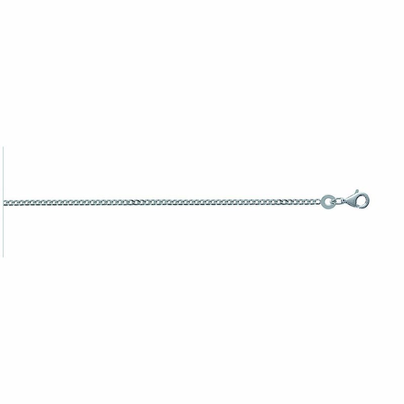 Chaine Homme - Argent 925 - Chaîne gourmette - Largeur : 1,8 mm - Longueur : 60 cm