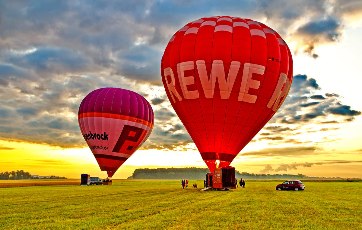 Morgendliche Ballonfahrt Landsberg am Lech
