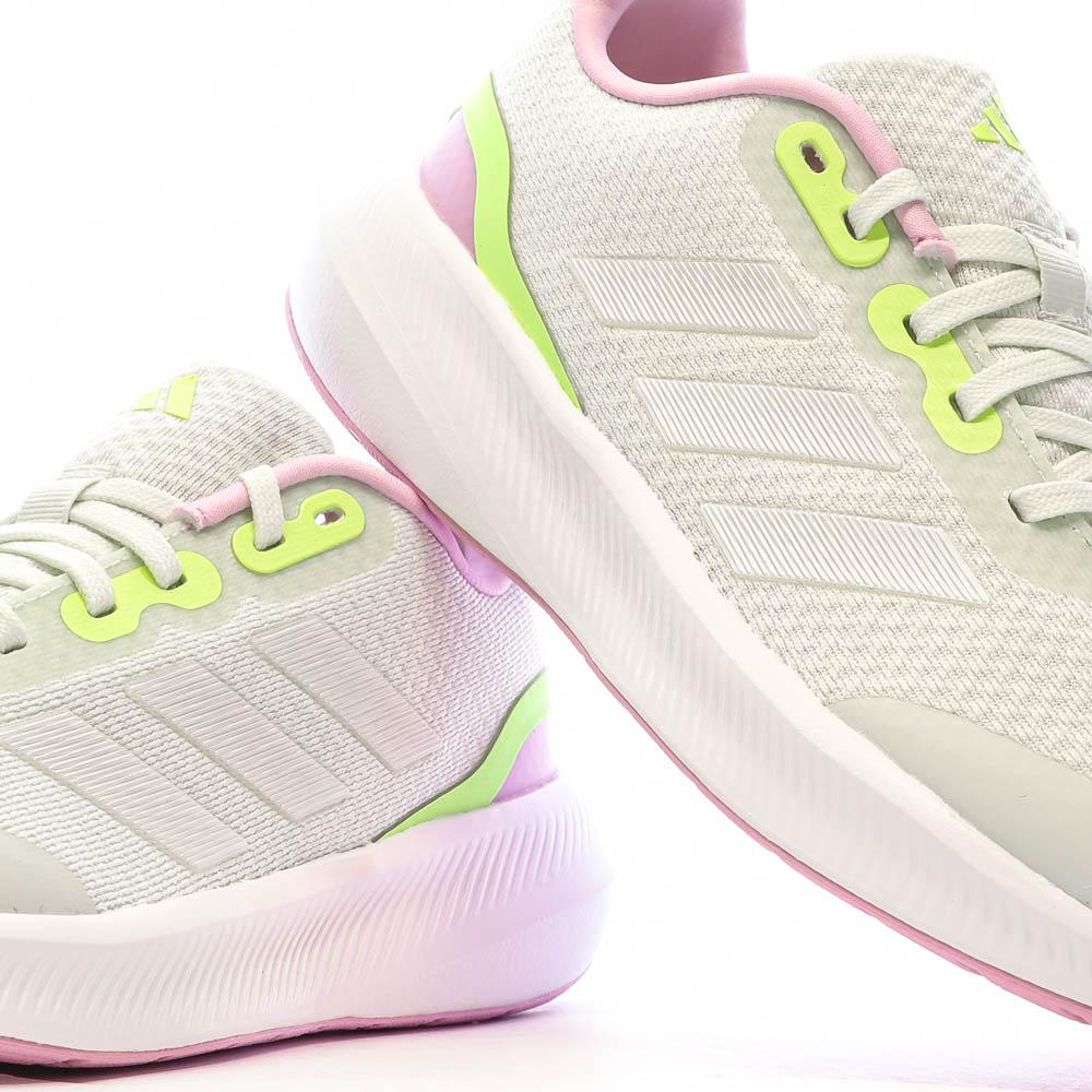 Adidas Chaussures de running Blanches/Roses Fille Adidas Runfalcon