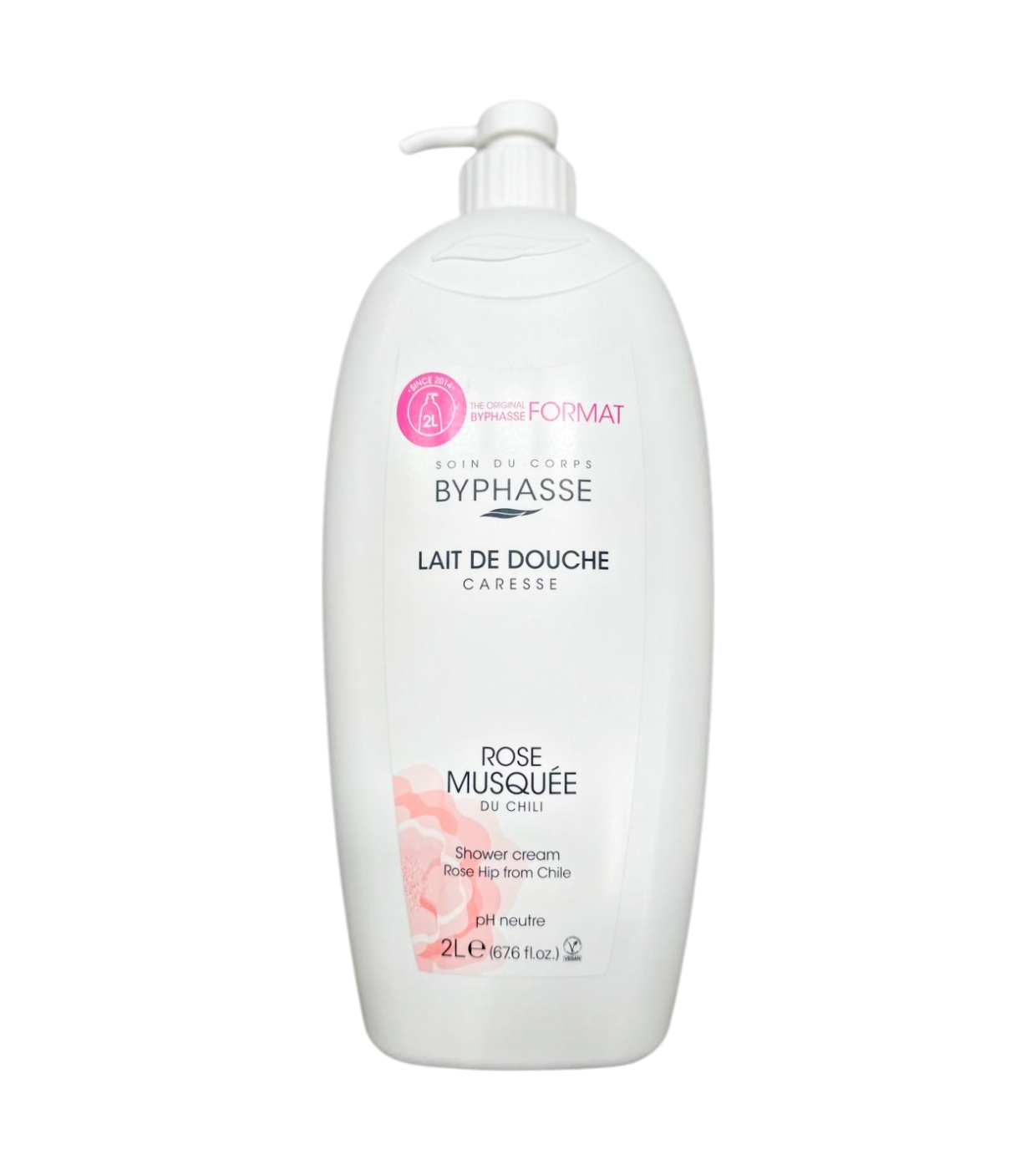 Byphasse - Gel de banho Caresse 2L - Rosa Mosqueta
