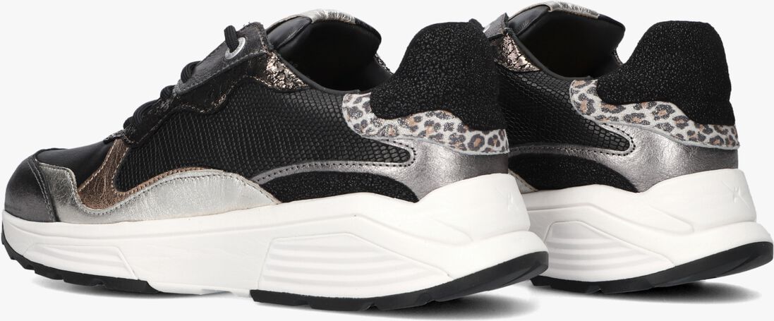 zwarte xsensible lage sneakers rainbow