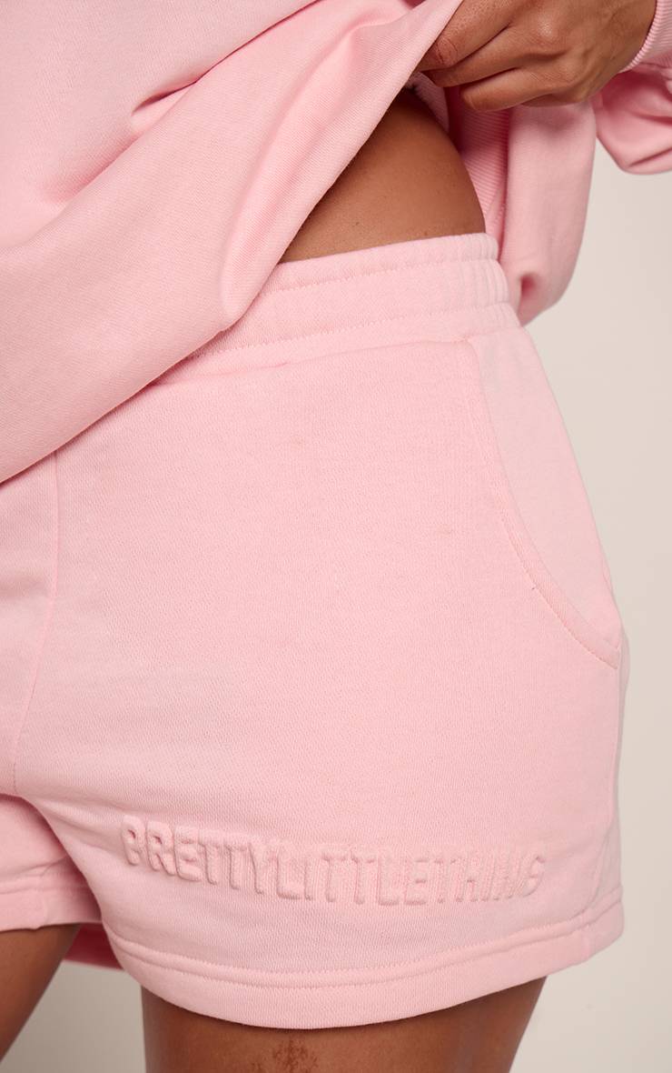 Rose Bébé Short De Jogging Gaufré Prettylittlething