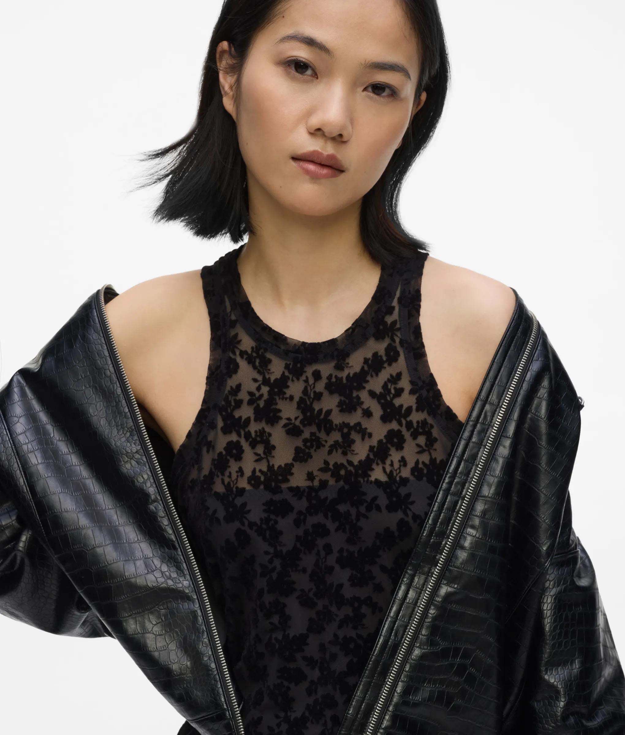 Tanktopjurk met bloemenprint
