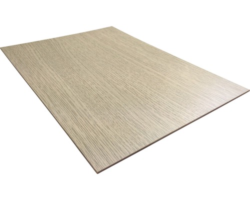 Dunne MDF-plaat met vaste maat, éénzijdig eiken, 800 x 600 x 3 mm