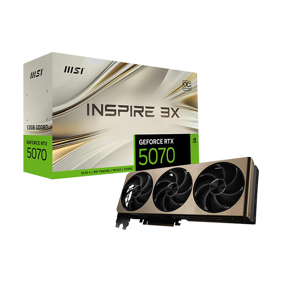 MSI GeForce RTX 5070 12G INSPIRE 3X OC
