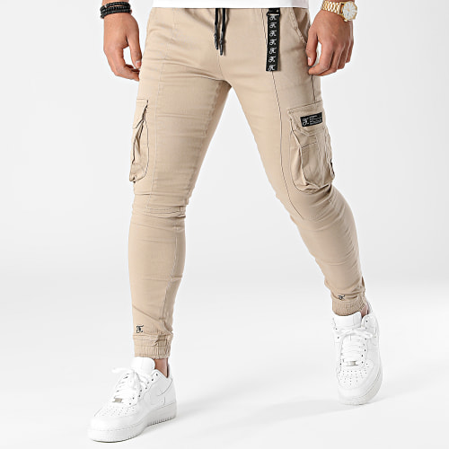 Pantalon Cargo 828 Beige