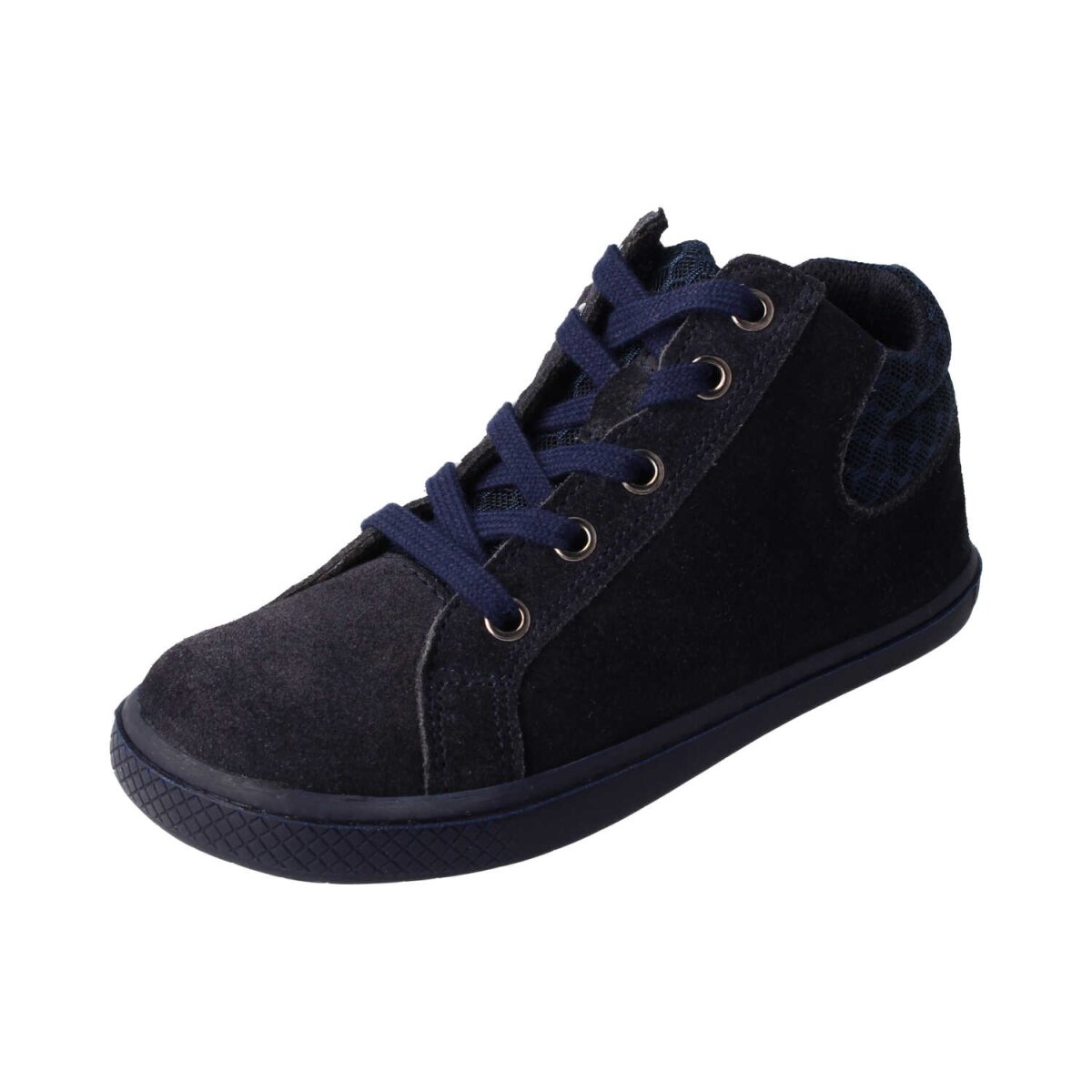 WL32051-2 navy STAY-HAPPY velours textil laces zipper Weite/W