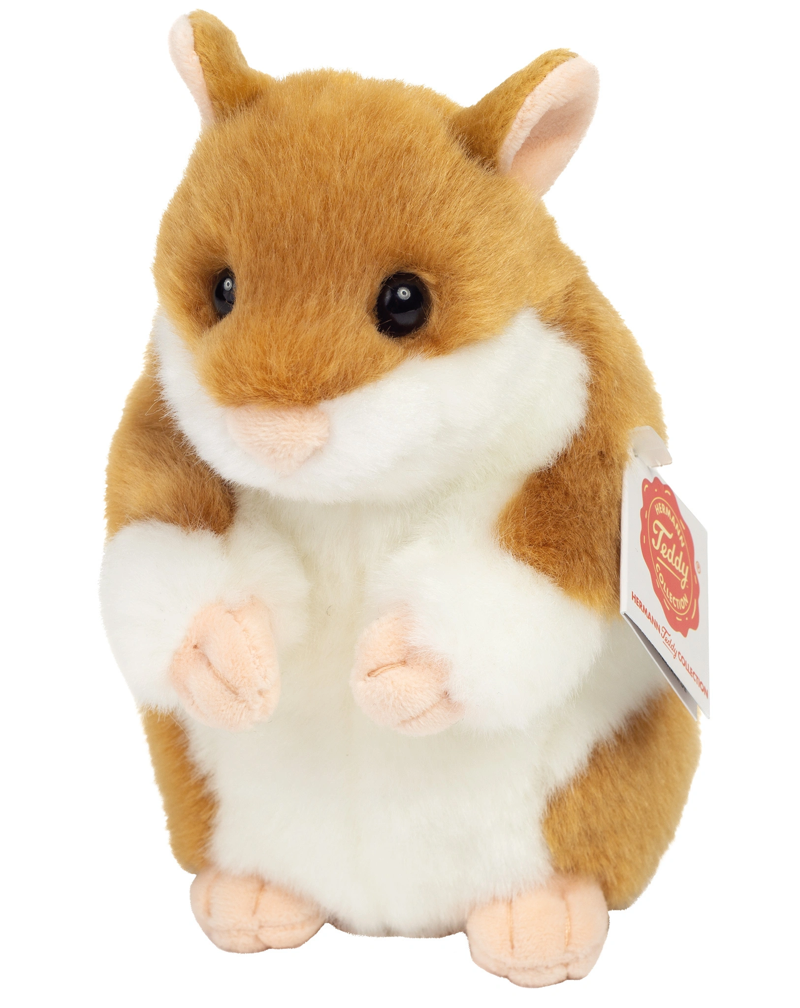 Kuscheltier HAMSTER (16 cm) hockend in braun