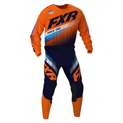 Maillot cross FXR CLUTCH ORANGE/MIDNIGHT 2021 - Orange / Bleu