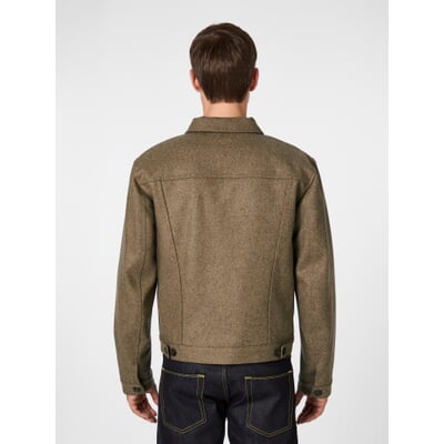 Herren-Wollblouson, Beigemelange