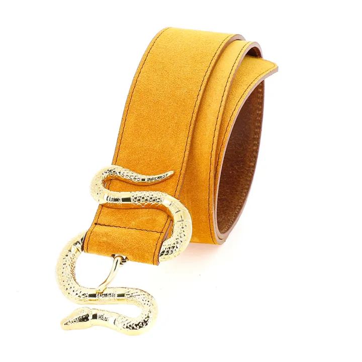 herbert frère soeur Ceinture La Crush Velours | Ocre