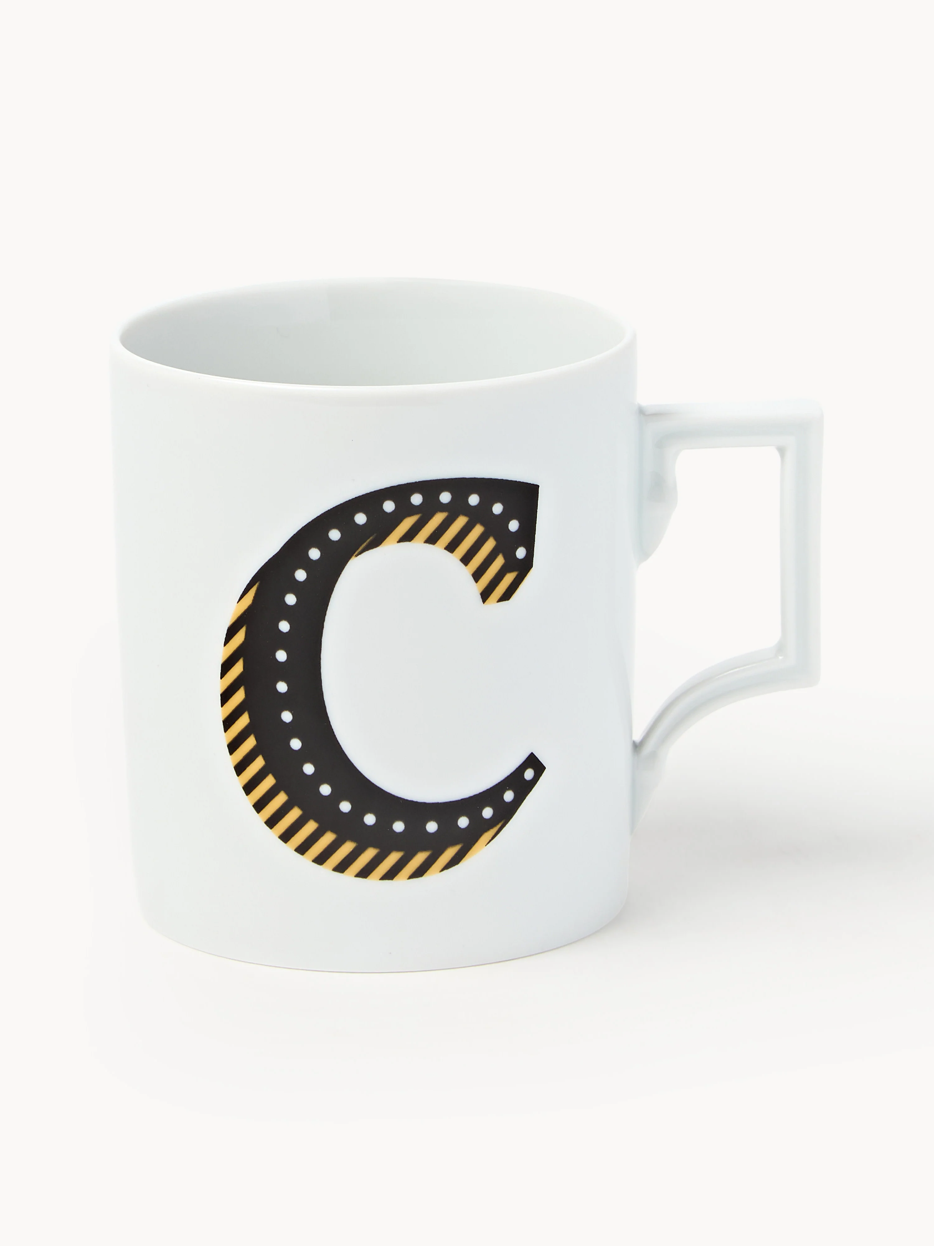 Handgemaakte beker Initials met decoratief motief, Westwing x MEISSEN