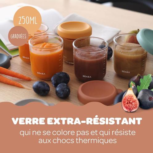 Petit pot en verre 250 ml Terracotta - BEABA