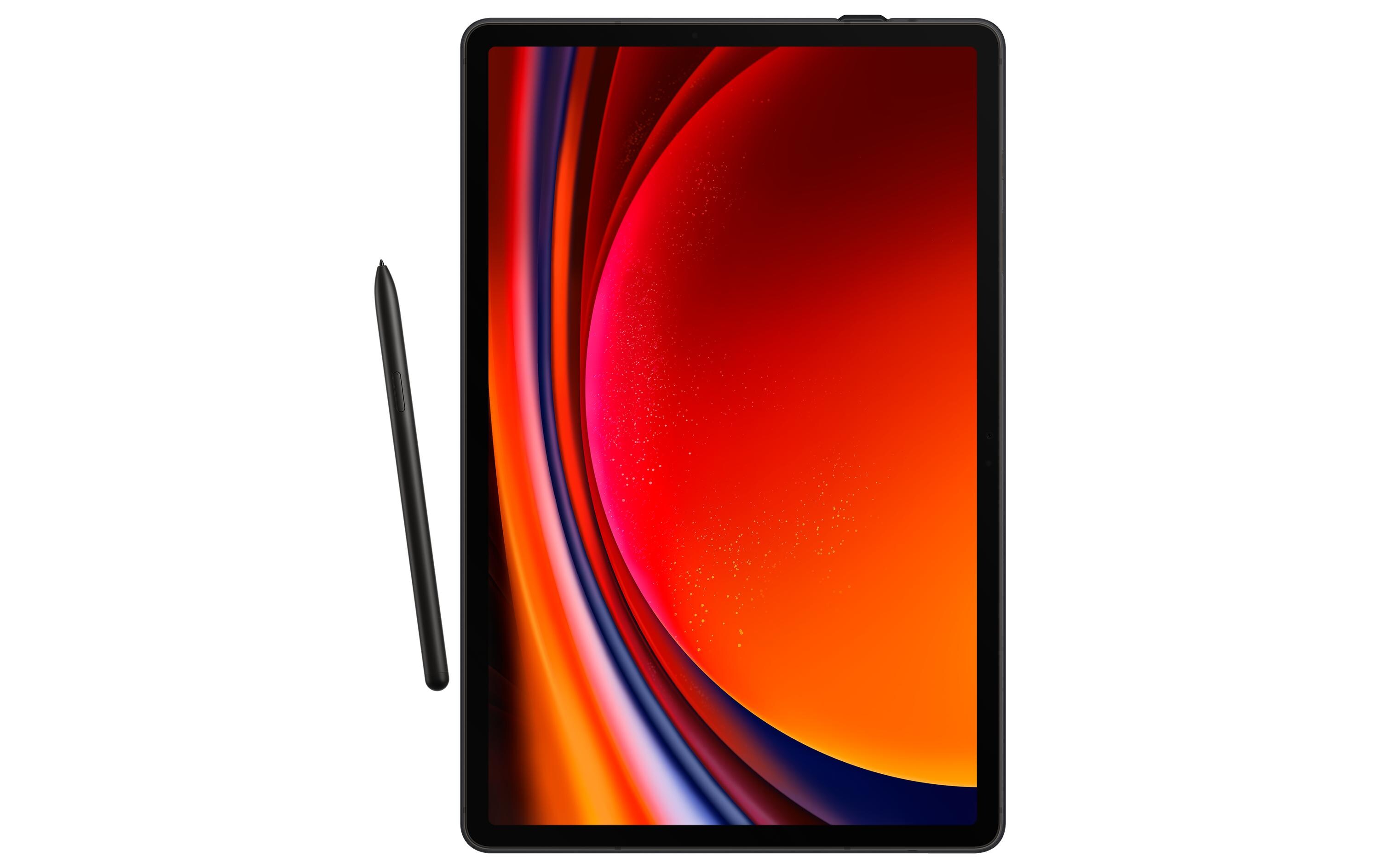 Tablet Book Cover Smart Galaxy Tab S9+ SchwarzBook Cover für das Samsung Galaxy Tab S9+