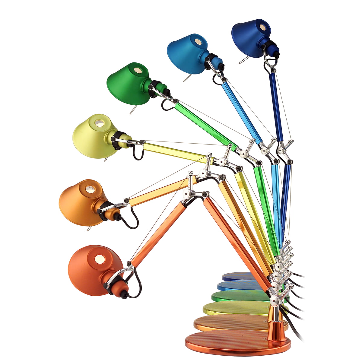 Tolomeo Micro bureaulamp retrofit goud