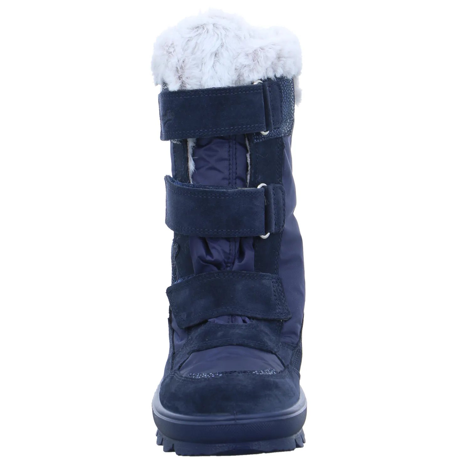 SUPERFIT Mädchen-Snowboot Membrane Dunkelblau Textil  Mädchen Winterstiefel