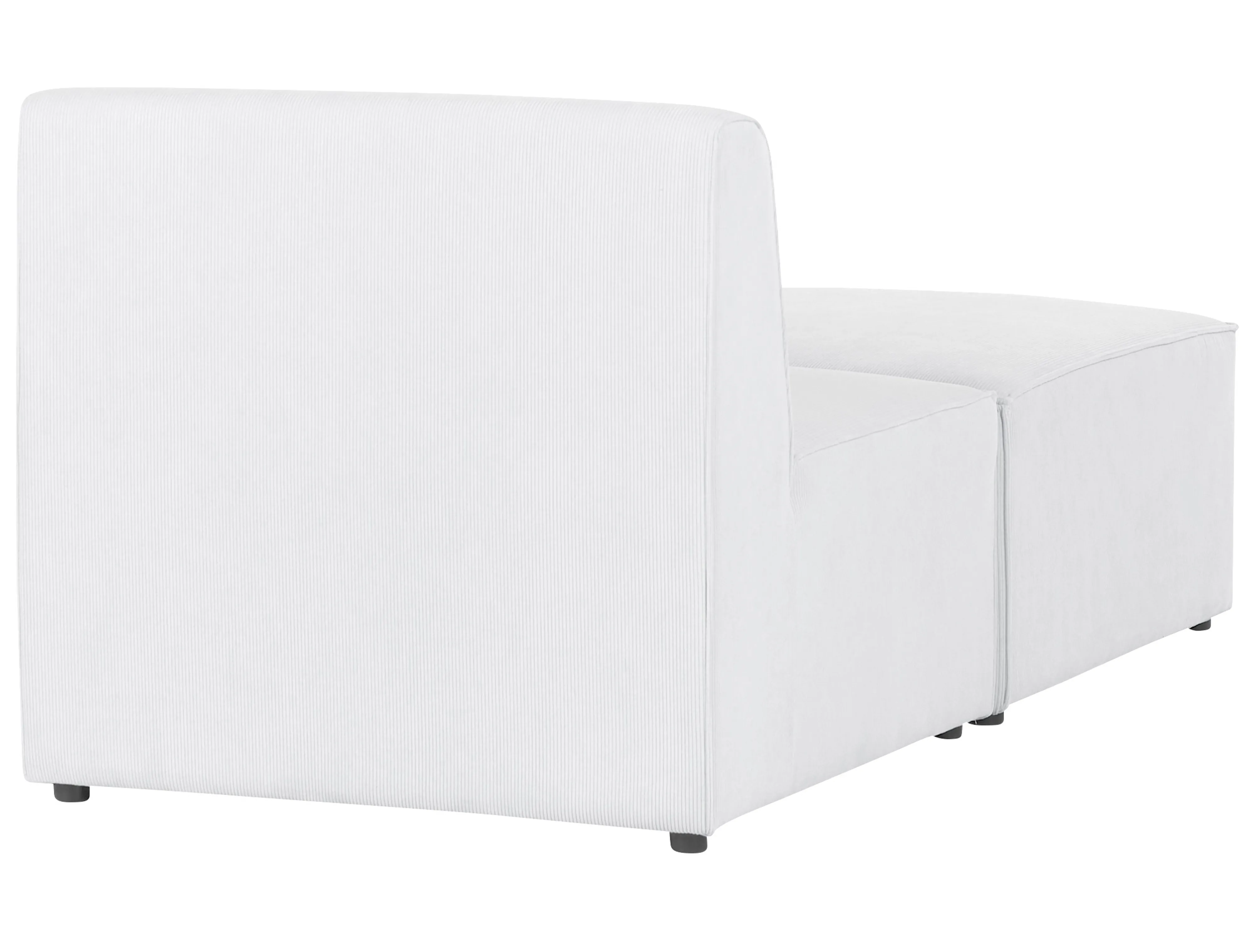 Chaise longue LEMVIG Corduroy Gebroken wit