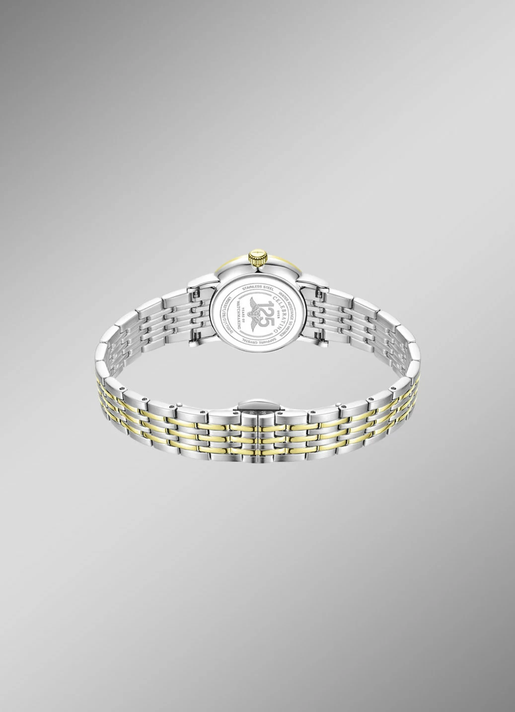 Rotary Quartz-Damenuhr mit Edelstahlgehäuse